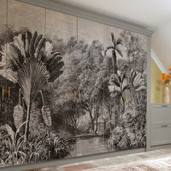 Carta da parati Giungla Africana - mobili