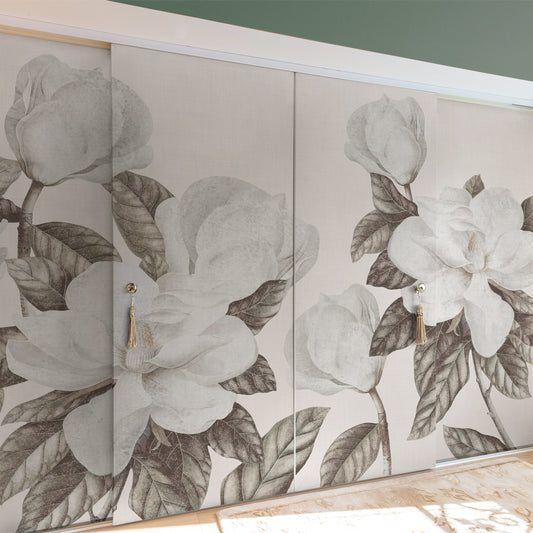 Carta da parati Magnolia grandiflora - mobili