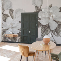 Carta da parati Magnolia grandiflora - soggiorno