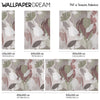 Floral silhouette Wall Mural