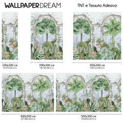 Carta da parati Serra tropicale dimensioni TNT