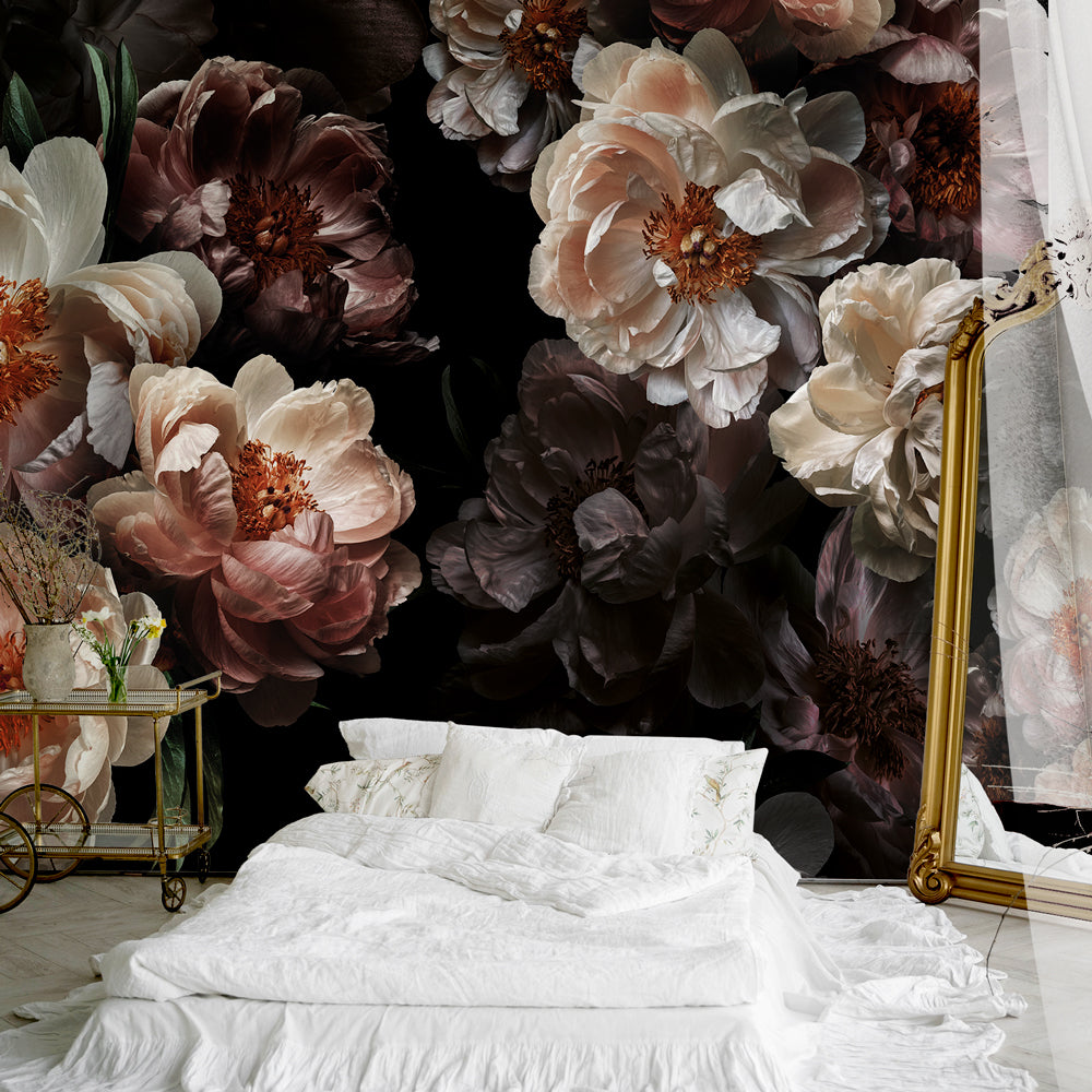 Carta da parati Roseto - camera da letto