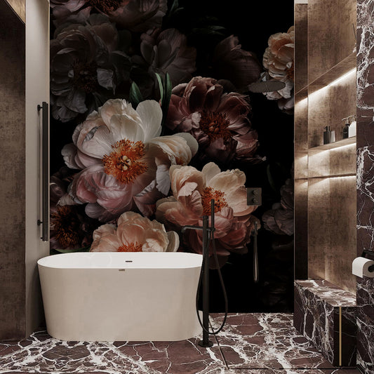 Carta da parati Roseto - bagno