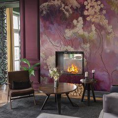 Carta da parati Flower Aura - soggiorno
