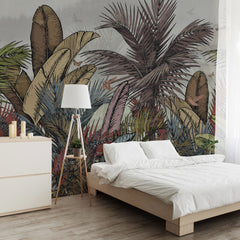 Papel Pintado de palmeras