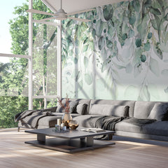 Carta da parati Fronde Pendenti - soggiorno