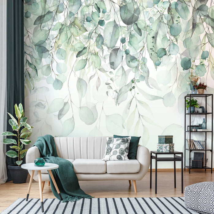 Carta da parati Fronde Pendenti - soggiorno