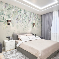 Carta da parati Fronde Pendenti - camera da letto