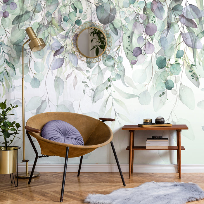 Carta da parati Fronde Pendenti - soggiorno