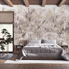 Carta da parati Foresta di palme - camera da letto  | beige