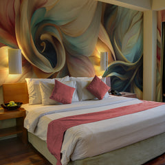 Carta da parati Dash of glam - camera da letto