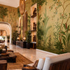 Carta da parati Giardino delle Delizie Gold - hotel, corridoio
