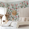 Carta da parati Radiant Garden - camera da letto