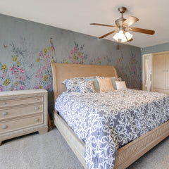 Carta da parati Chinoiserie Paradiso - camera da letto