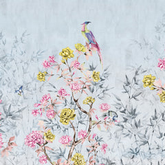 Carta da parati Chinoiserie Paradiso dettaglio