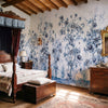 Carta da parati Blue Harmony - camera da letto