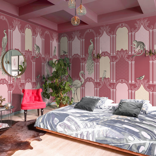 Carta da parati Carnival Chic - camera da letto