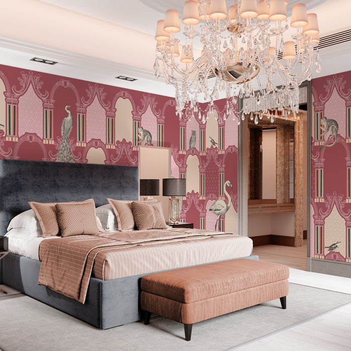 Carta da parati Carnival Chic - camera da letto