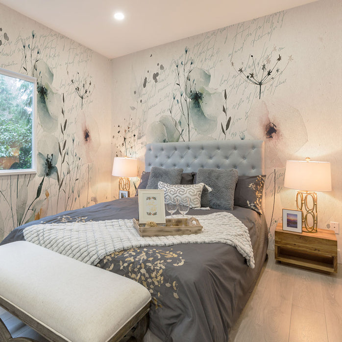 Carta da parati Poesia primaverile - camera da letto