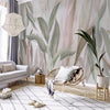 Pastel foliage wallpaper