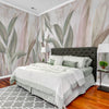 Pastel foliage wallpaper