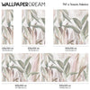 Pastel foliage wallpaper