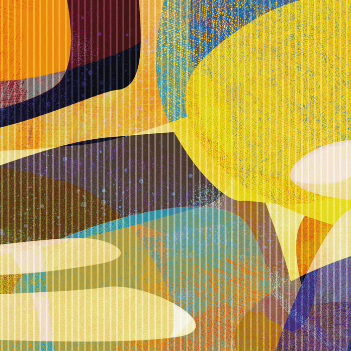 Carta da parati Carnevale dei colori dettaglio