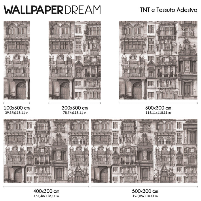 Carta da parati Artistic Facade dimensioni TNT