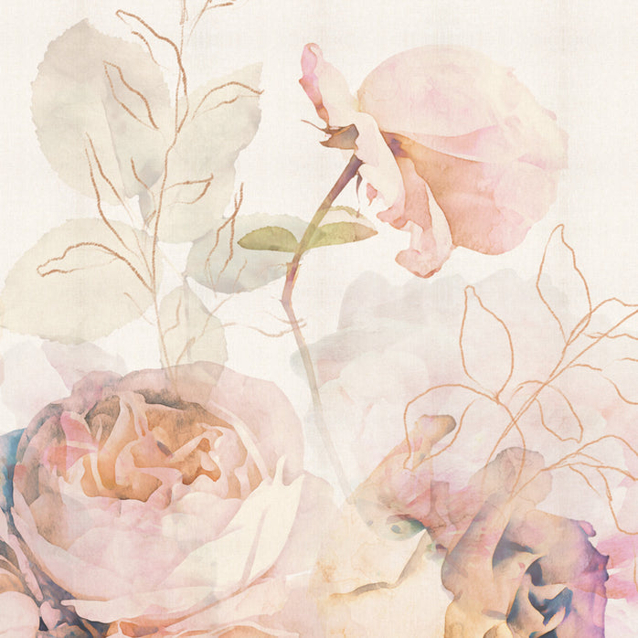 Carta da parati Voûte florale Dettaglio