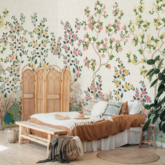Carta da parati Mughal Chinoiserie - camera da letto