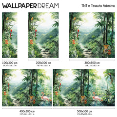 Tropic waterfall Wall Mural