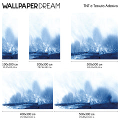 Papel Pintado azul índigo