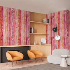 Carta da parati Energia e colore - soggiorno