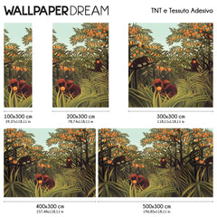 Monkeys in the orchard Wall Mural