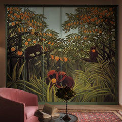 Carta da parati Scimmie nel frutteto - mobili