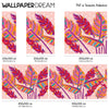 Pop Leaves Wall Mural