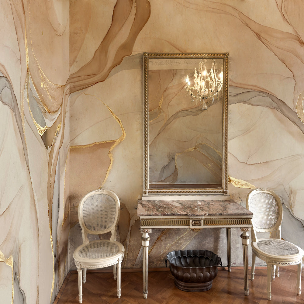 Carta da parati Venature - soggiorno