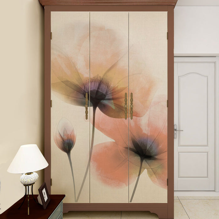 Carta da parati Papaveri eterei - mobili