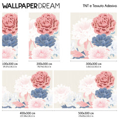 Delicate flowers Wall Mural