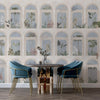 Carta da parati Loggia sull'Eden- sala da pranzo | blu