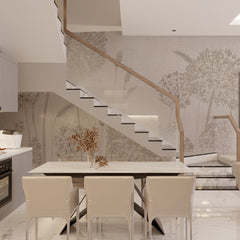 Carta da parati Soffioni eterei - scale