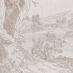 Papier Peint Gravure bucolique