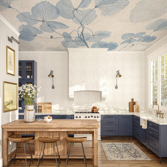 Carta da parati Foglie al vento - soffitto