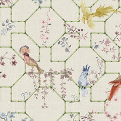 Papel Pintado Voliera