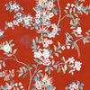 Scarlet Chinoiserie Wall Mural