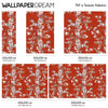 Scarlet Chinoiserie Wall Mural