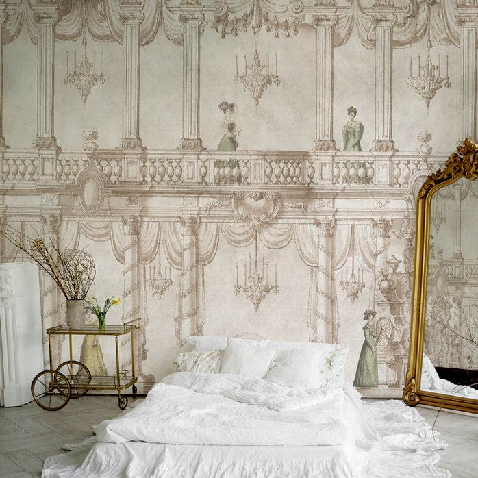 Carta da parati Sogno gotico - soggiorno, esercizi commerciali - camera da letto