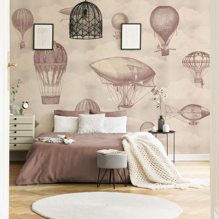 Carta da parati Il giro del mondo - esercizi commerciali, camera da letto