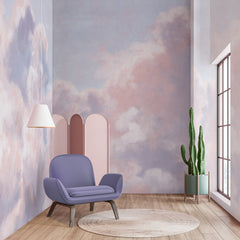 Carta da parati Nuvole di primavera - soggiorno, corridoio