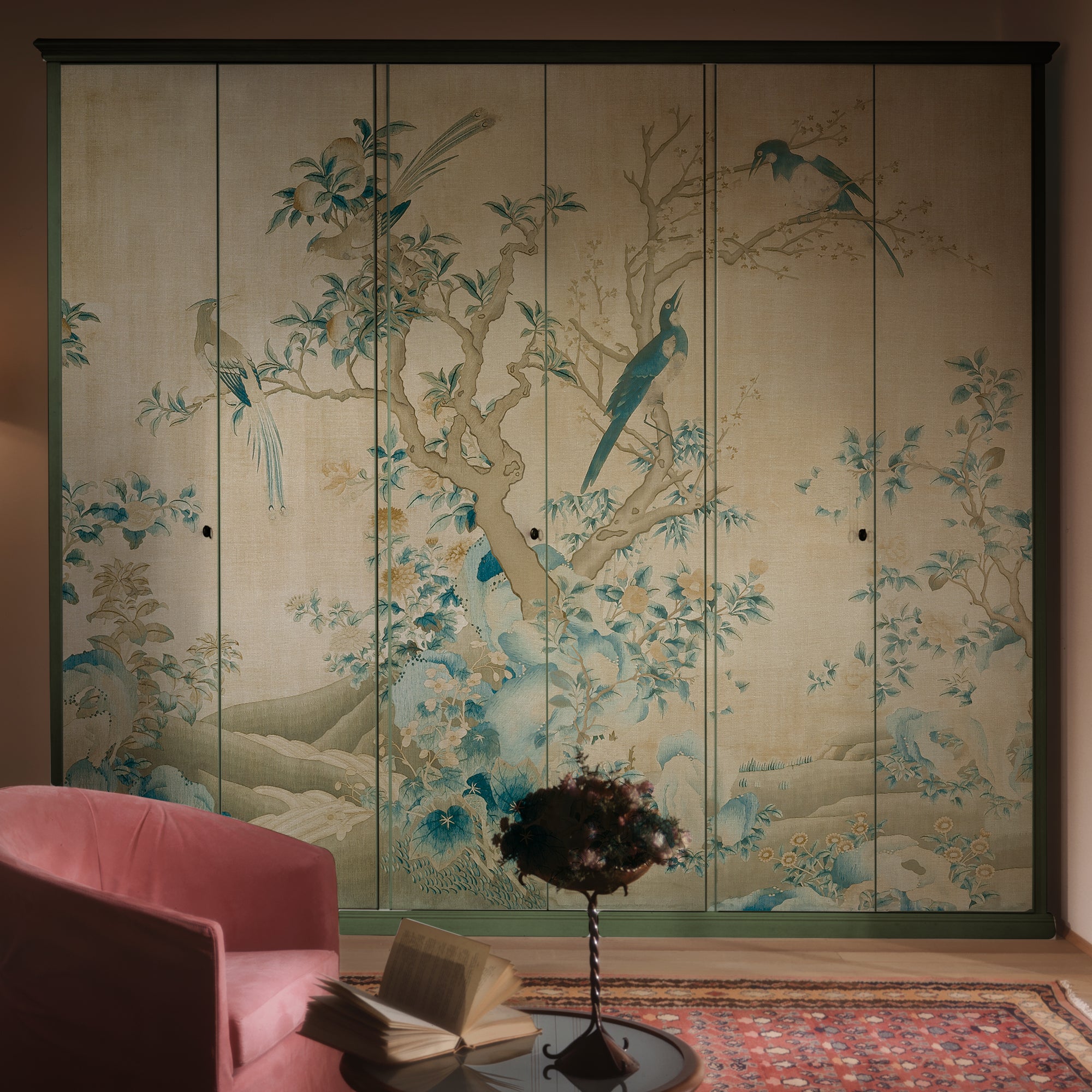 Carta da parati boschetto d'Oriente - mobili